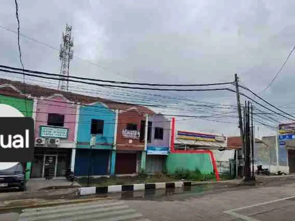 5 Unit Ruko 2 lantai gandeng di depan Jalan Raya M Toha Parung Panjang Bogor