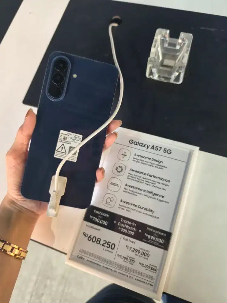 READY SAMSUNG GALAXY A57 STOK TERBATAS FREE CHARGER