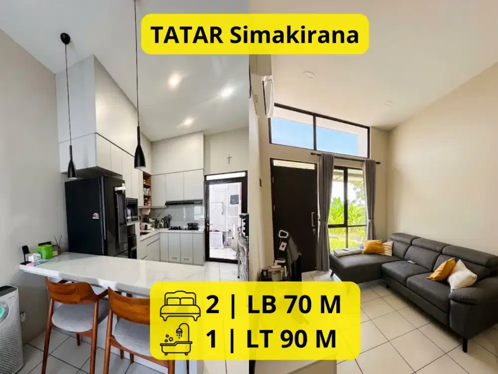 DIJUAL RUMAH SIAP HUNI – TATAR SIMAKIRANA KBP  Furnished • Premium Location