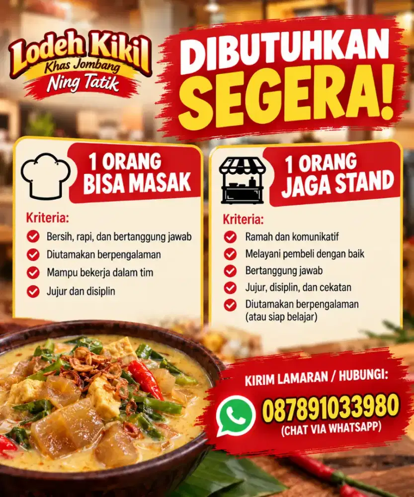Lowongan pujasera