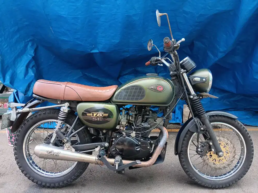 Forsale Kawasaki W175 SE Th 2022 Gress Ganteng Ter Murah