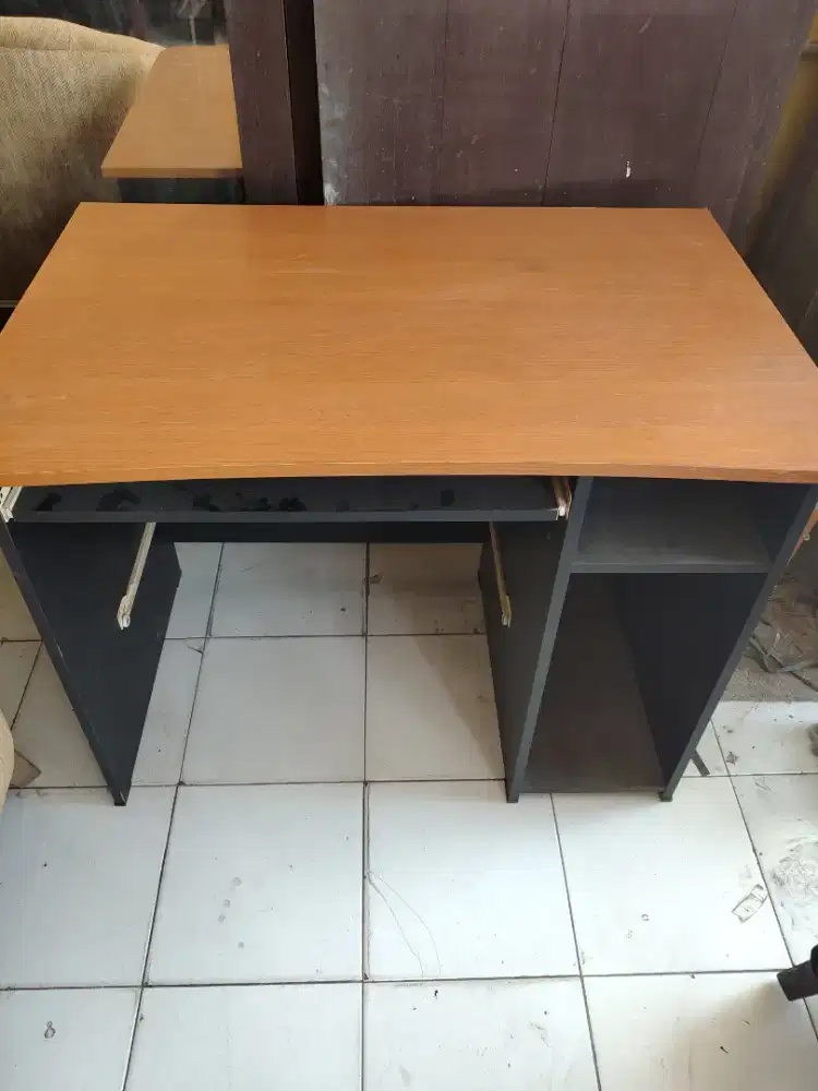 Meja Komputer Minimalis Meja Kerja Meja Belajar Kayu Kokoh 90x60 cm
