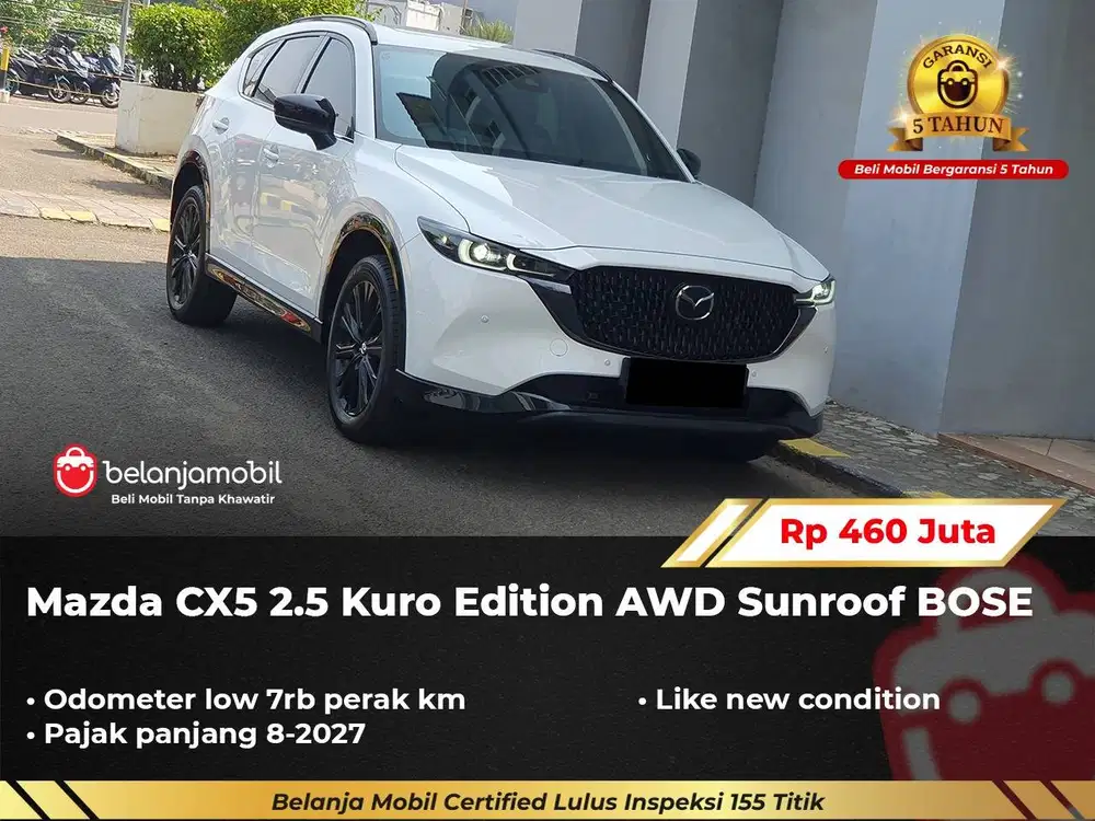 [GARANSI 5THN AWD KM 7RB] Mazda CX5 CX 5 CX-5 2.5 Kuro 2023/2024/2025