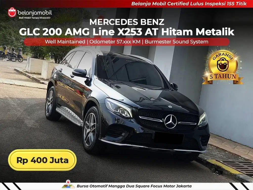 [ GARANSI 5TH ] Mercedes Benz Mercy GLC200 GLC 200 AMG 2017/2018/2019