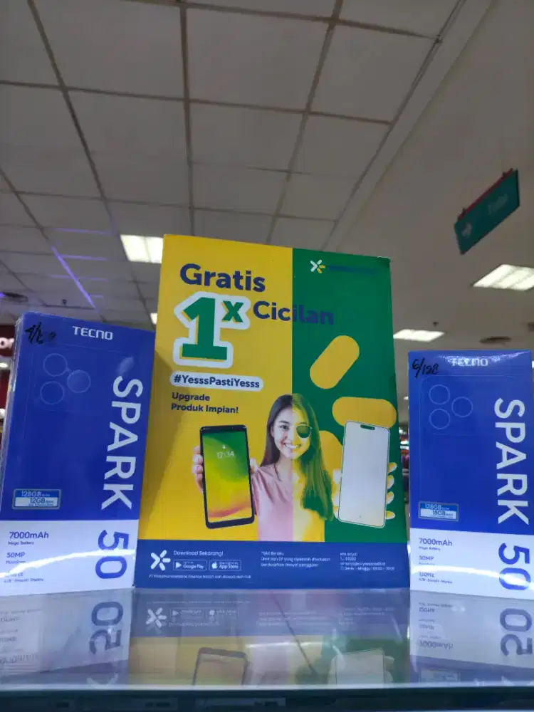 Cicilan hp Tecno cuma pakai ktp aja