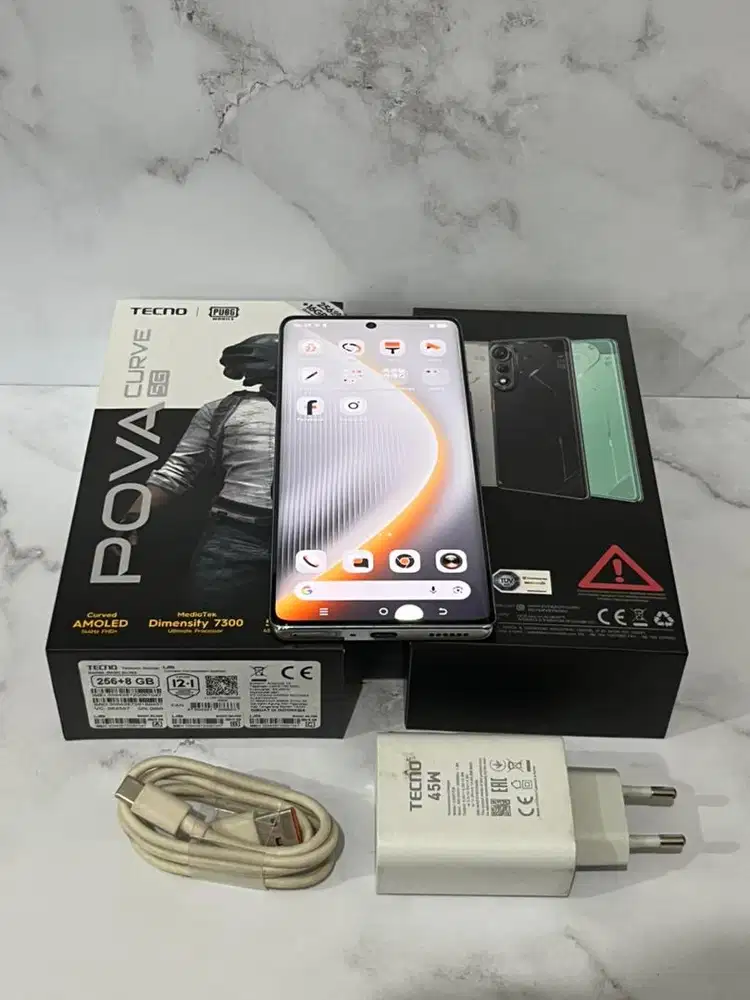 Pova curve 5G 8/256GB garansi on like new