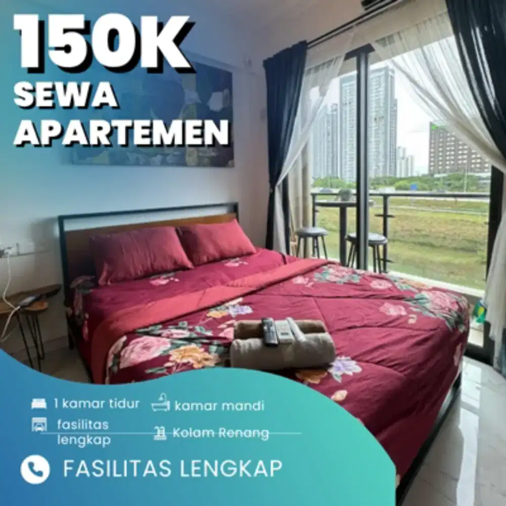 SEWA APARTEMEN TANGERANG HARIAN/TRANSIT SKYHOUSE BSD CITY TERMURAH