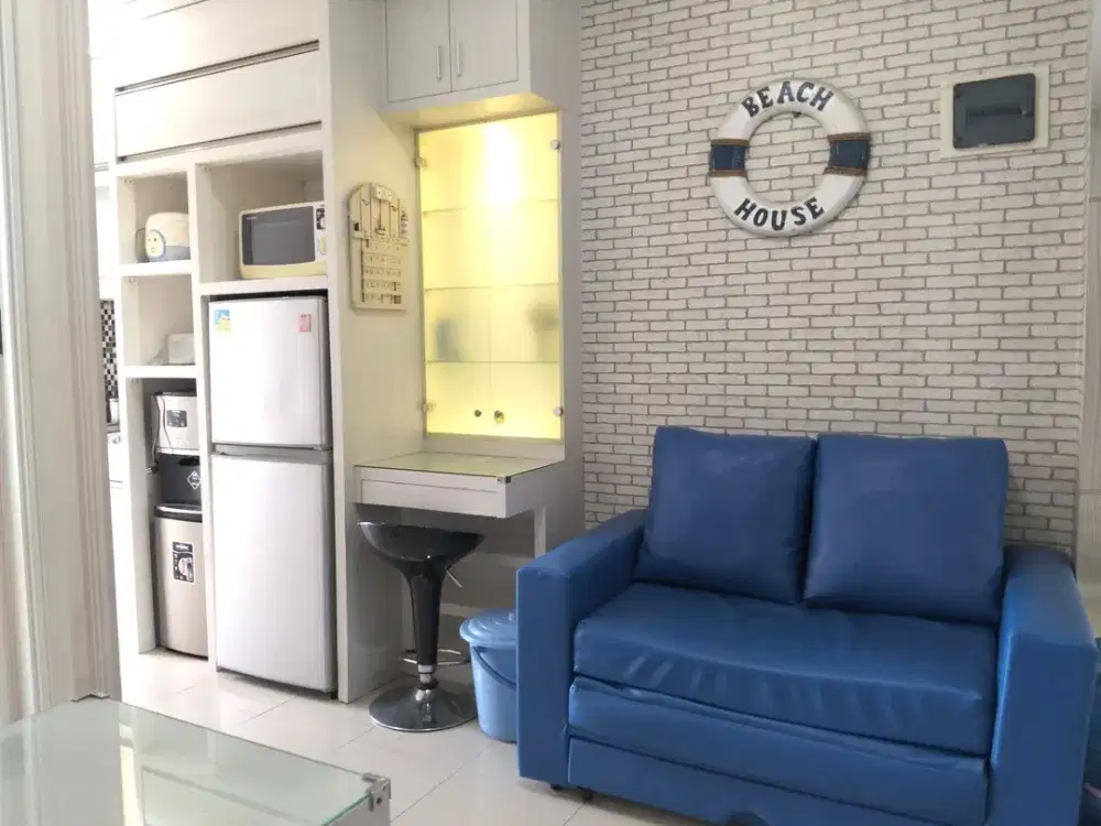 Sewa Apartemen Parahyangan Residence Tipe 1 Bedroom, Furnished, Free IPL