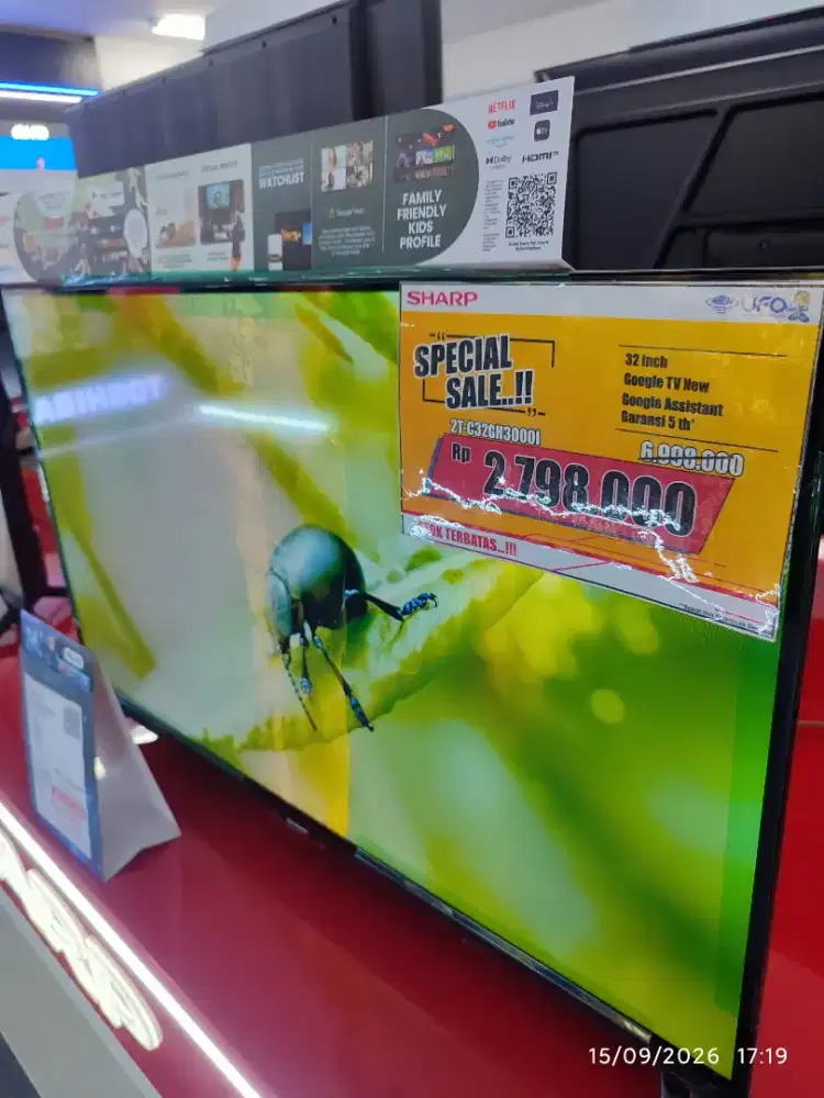 LED TV SHARP 32 bisa cicilan Free DP bunga ringan