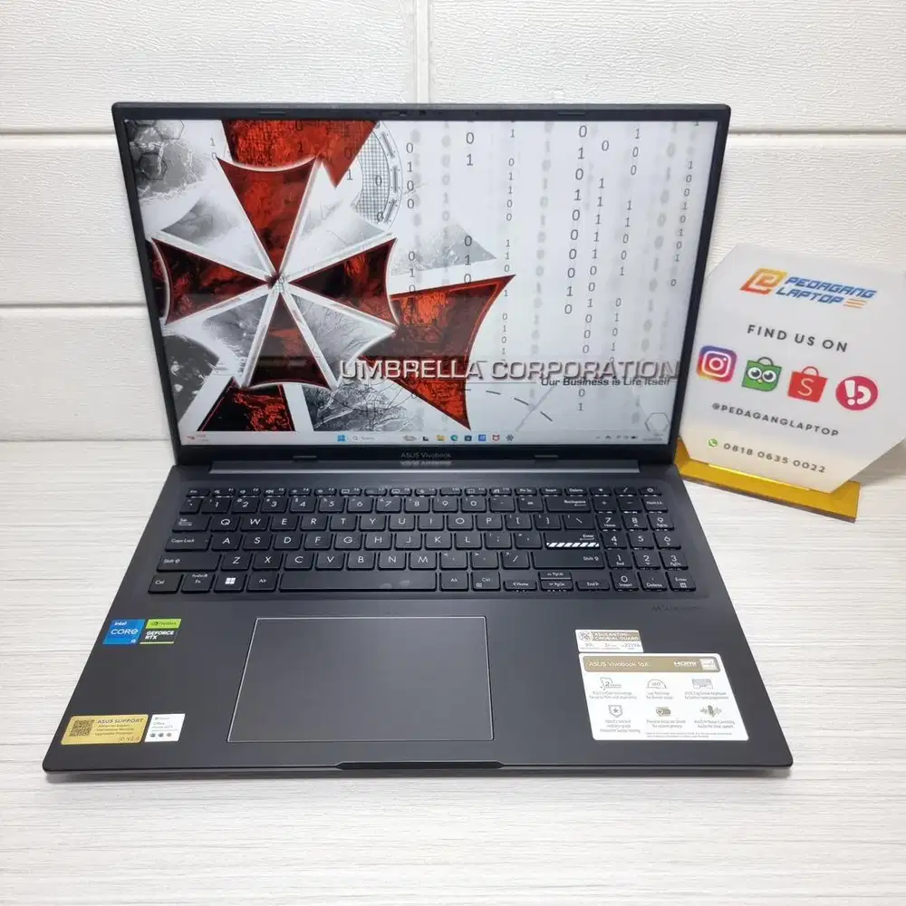 Asus Vivobook 16X K3605VC Core i5-13420H RAM 8GB SSD 512GB RTX 3050