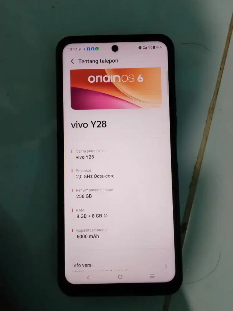 HP vivo y28  8/256