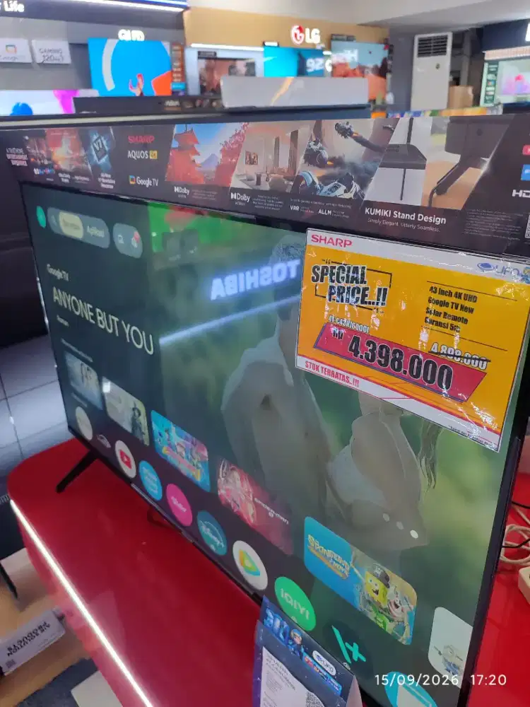 LED TV SHARP 43 cicilan ringan free DP Bunga ringan