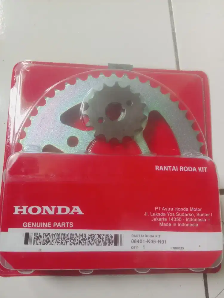 Gear set Motor Honda CBR150R Barang baru msh Segel Ori Honda