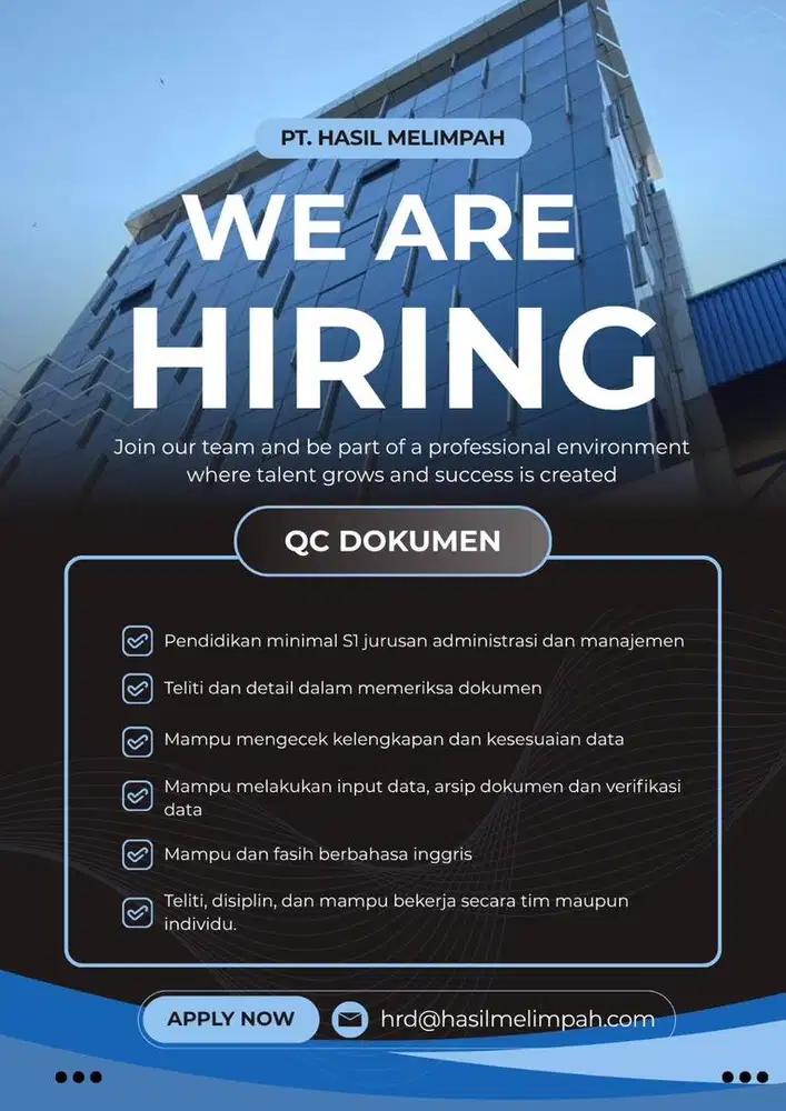LOKER QC DOKUMEN