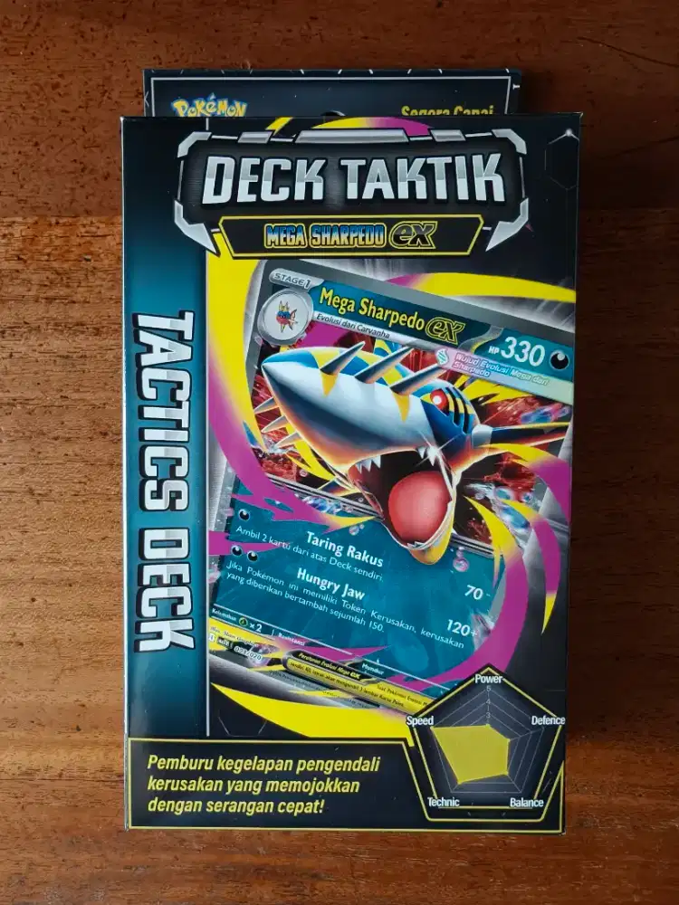 Kartu Pokemon Deck Taktik Mega Sharpedo EX 330