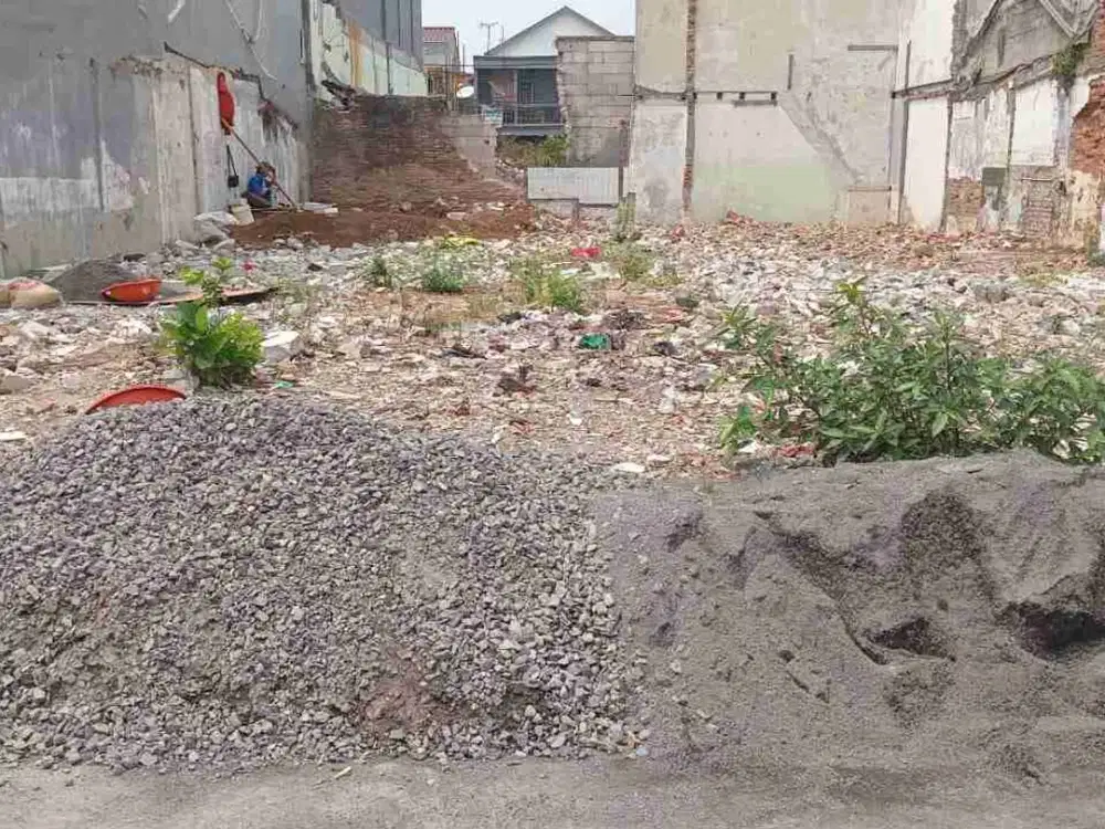 DIJUAL LAHAN UTK RUMAH TINGGAL ATAU RUMAH KOST, BEBAS BANJIR DAN MURAH DI TEBET