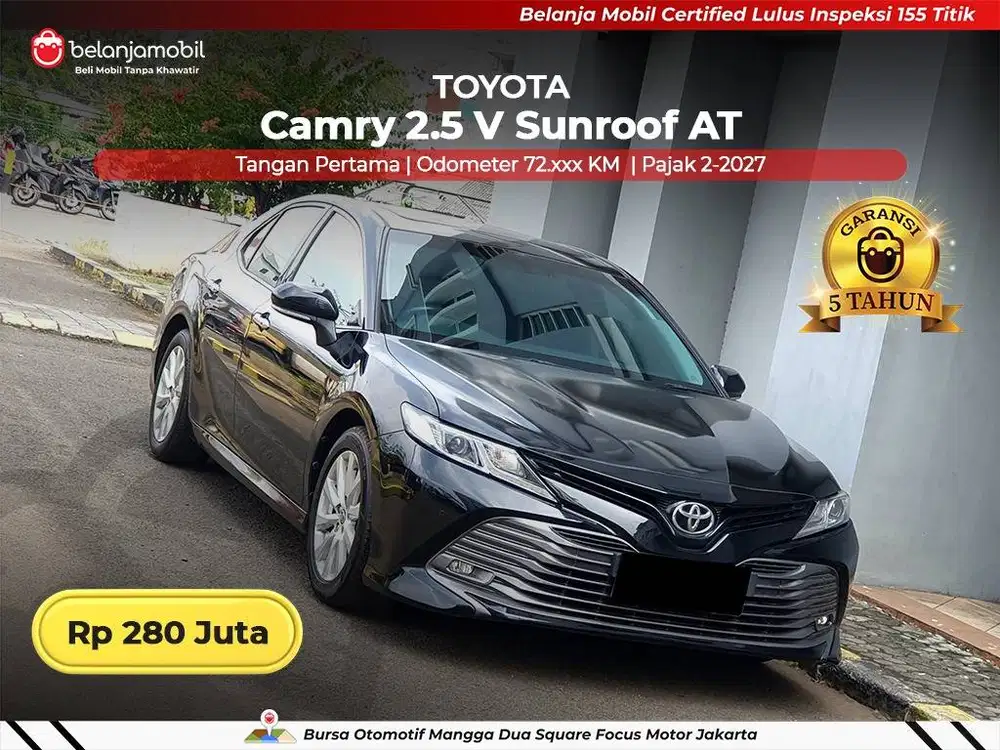 [ GARANSI 5THN ] Toyota Camry 2.5 V Sunroof 2019/2020/2021
