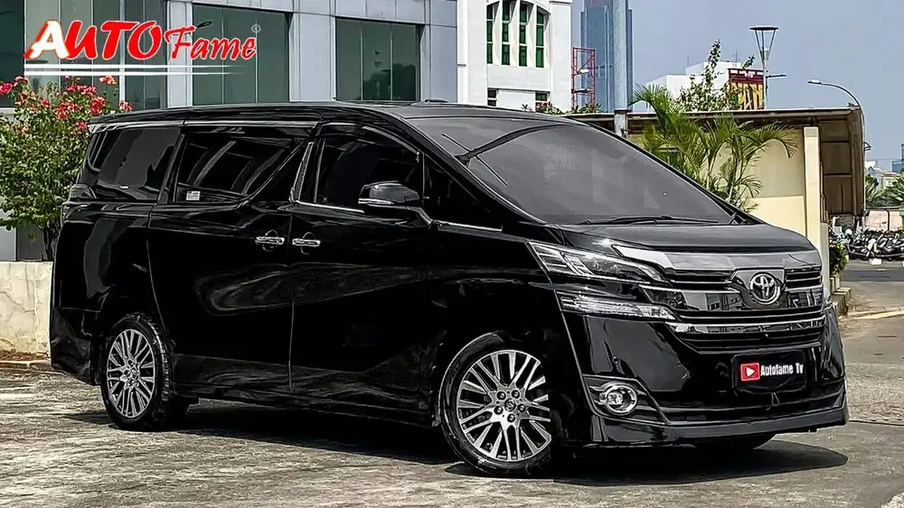 Toyota All New Vellfire 2.5 G ATPM NIK 2017 Black On Black Pilot Seats