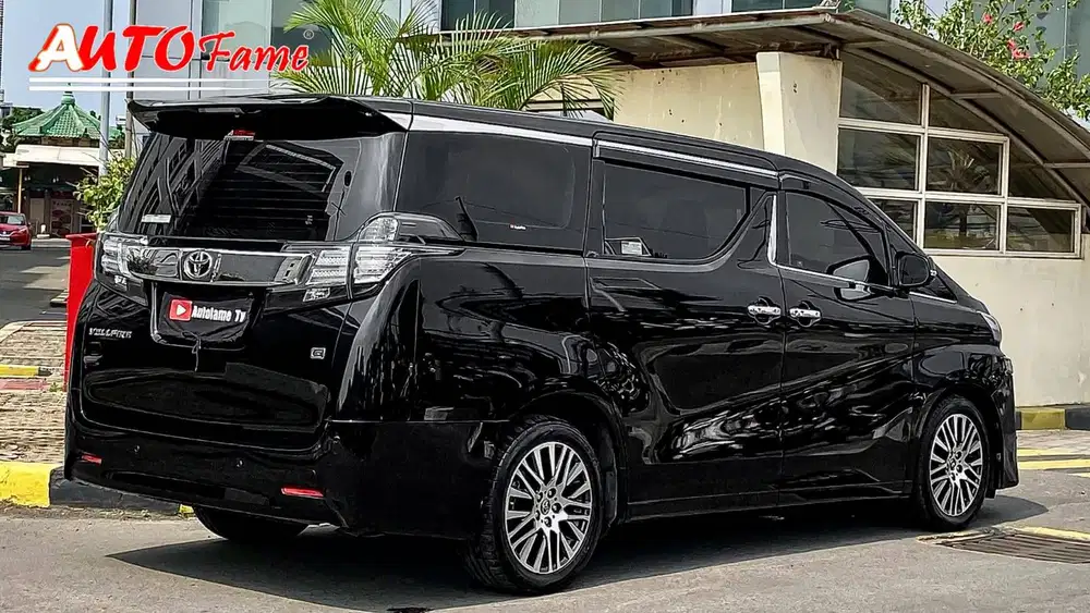 Toyota All New Vellfire 2.5 G ATPM NIK 2017 Black On Black Pilot Seats
