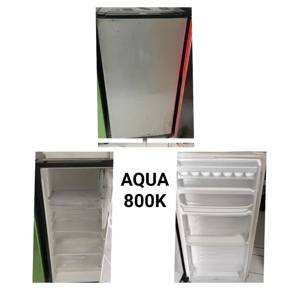 Kulkas AQUA bekas bergaransi