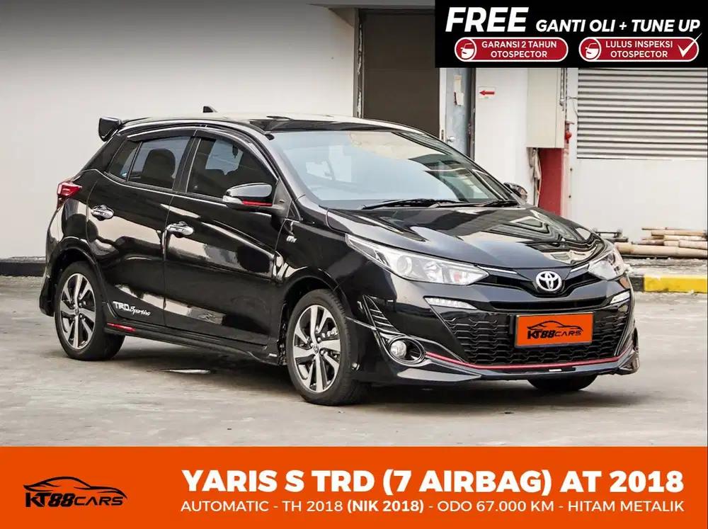 TOYOTA YARIS S TRD (7 AIRBAG) 2018