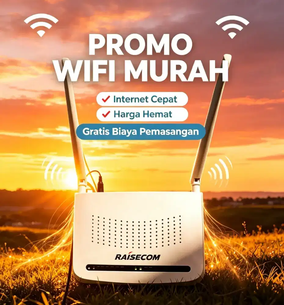 PROMO WIFI PASANG GRATIS SELAMANYA
