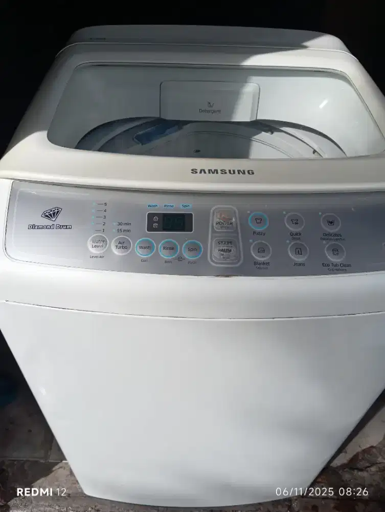 mesin cuci samsung top loading 7kg wooble technologi normal