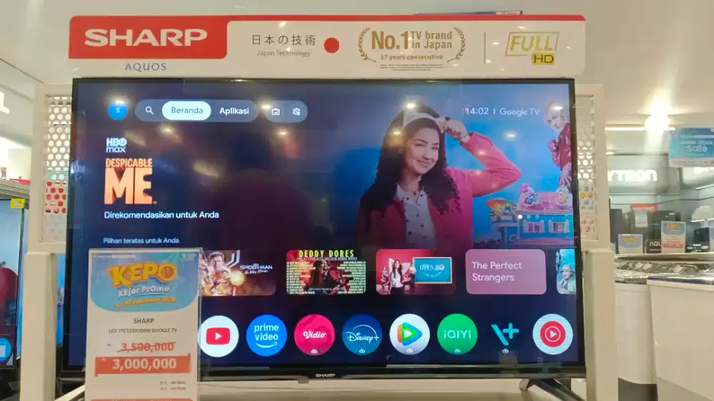 cicilan tv sharp 32 tanpa dp