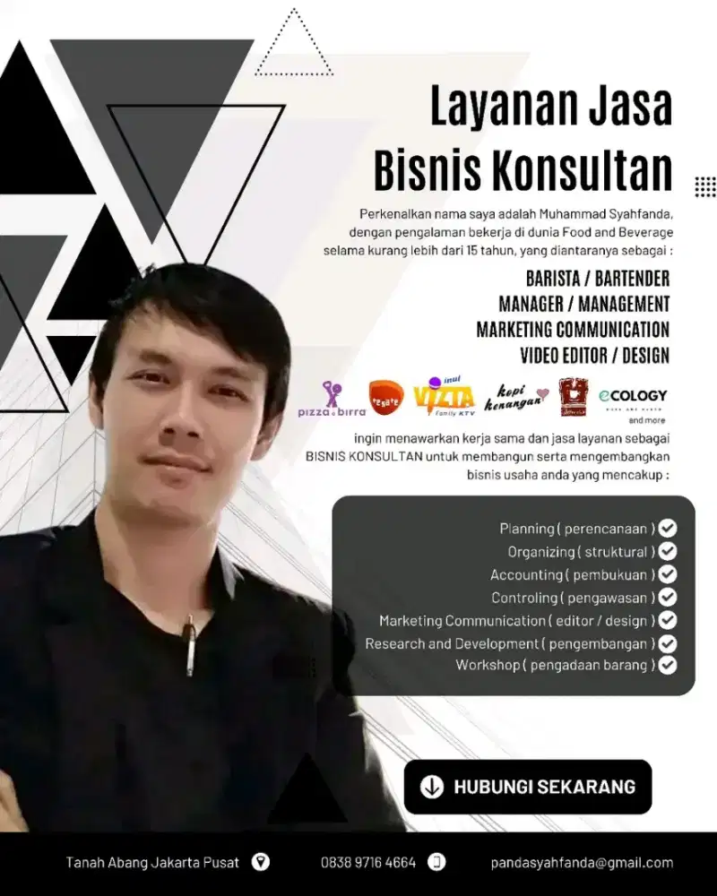 Jasa Management resto dan konten