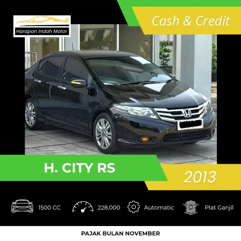 Honda city 1.5 E Matic 2013