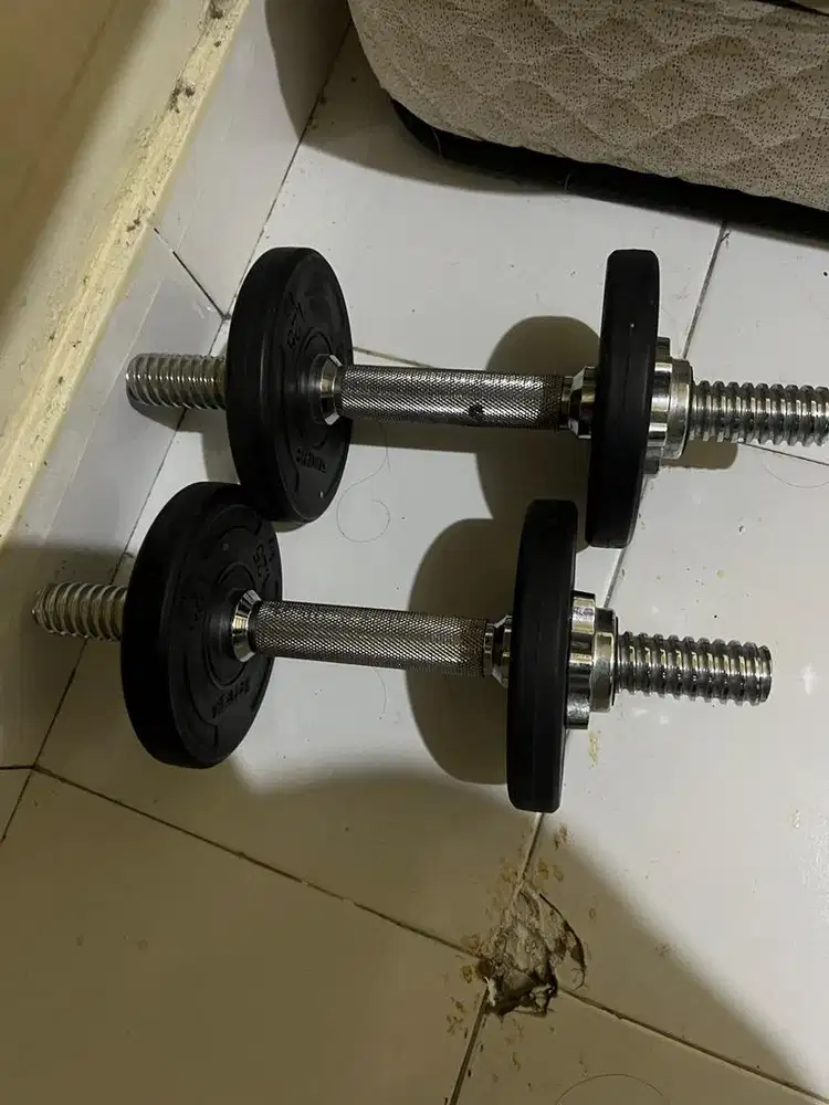 2 set dumbel barbel