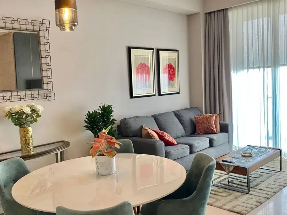 DIJUAL APARTEMENT SAUMATA ALAM SUTERA 2BR FULL FURNISHED