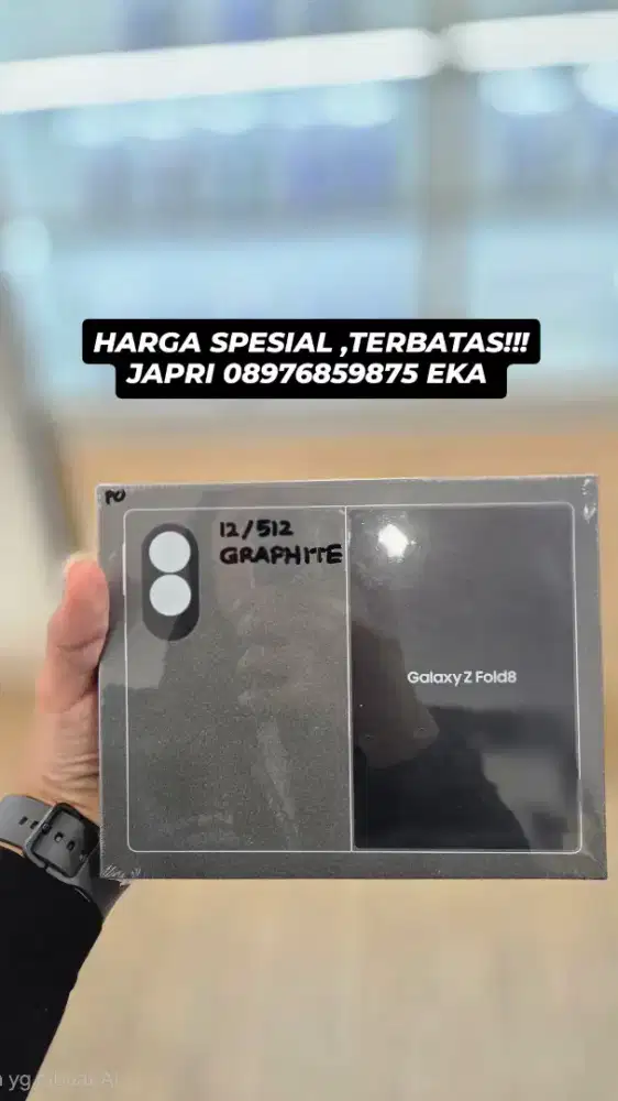 (PROMO) SAMSUNG GALAXY Z FOLD 8 12/256 GB GARANSI RESMI