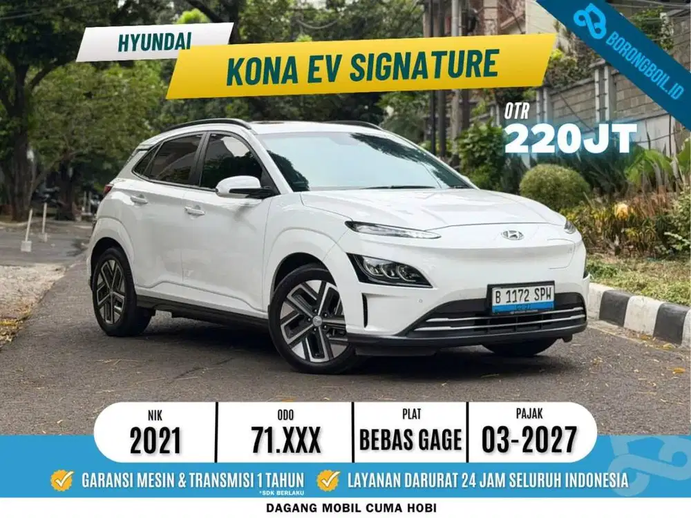 UNIT GRESS HYUNDAI KONA EV SIGNATURE 2021 SERVICE RECORD