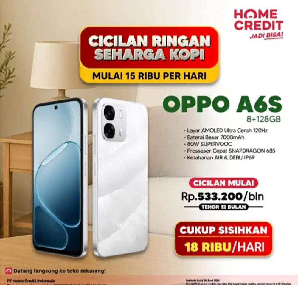 Kredit Oppo 6S 8/128 GB