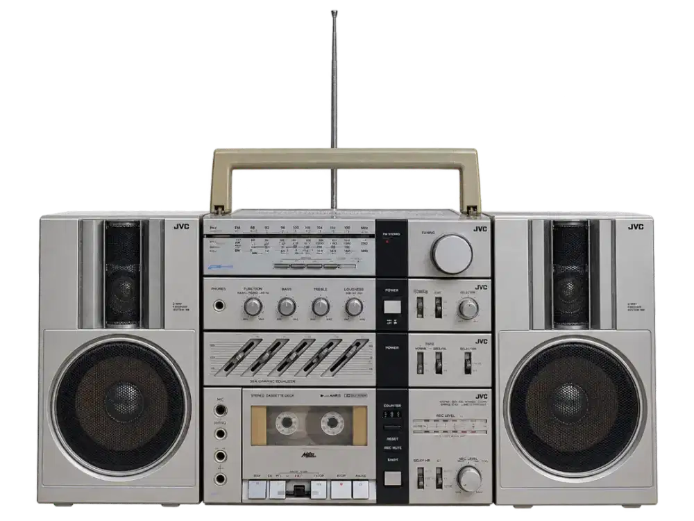 Radio BoomBox  JVC PC- R3W