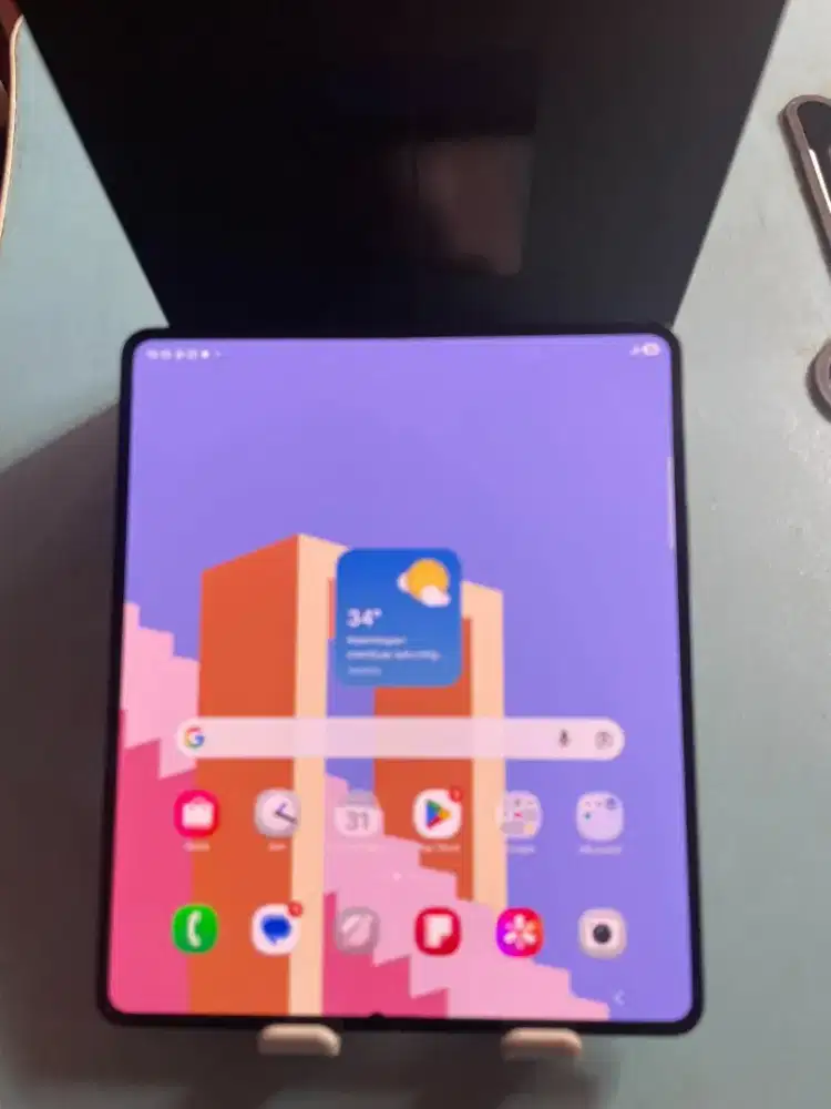 Samsung galaxy Z fold 5 resmi sein Ram12/1Tb fulset mulus normal