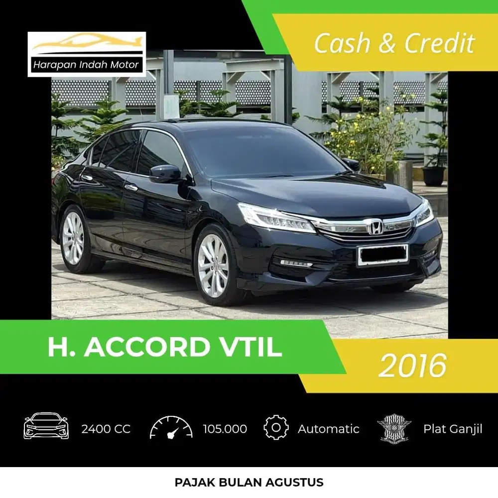 Honda Accord 2.4 VTIL 2016 KM 105RB