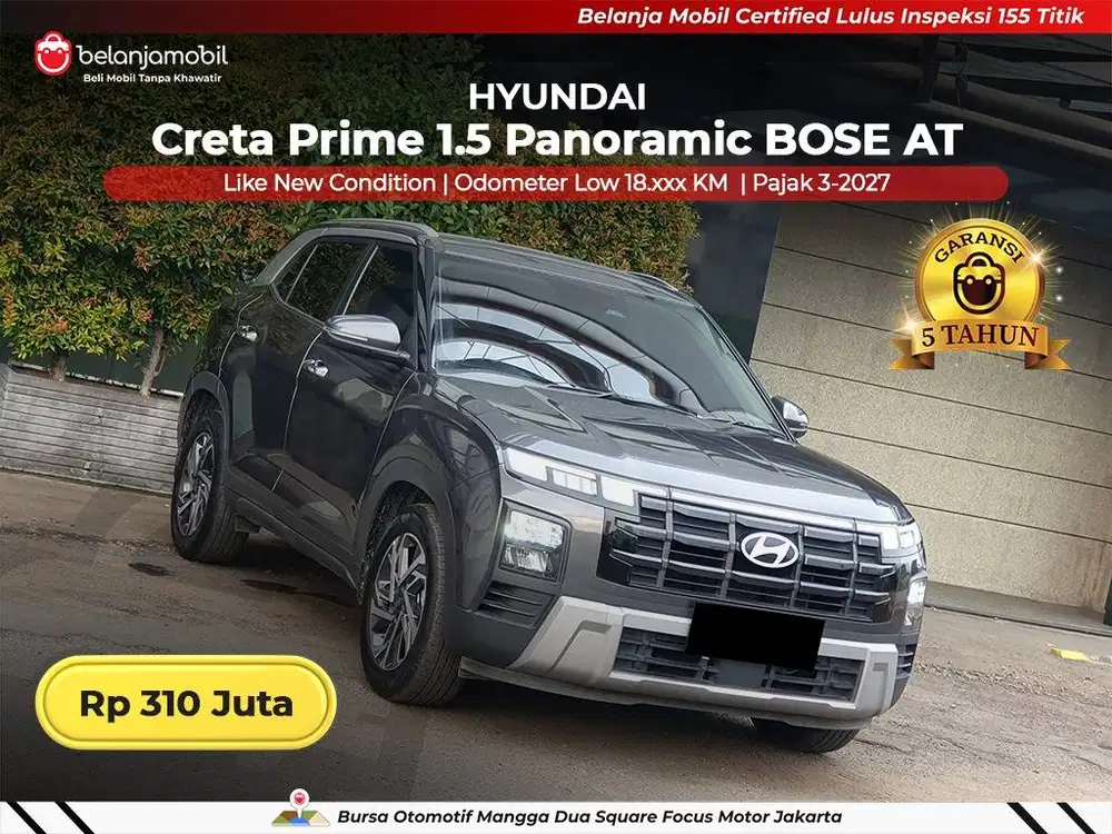 [ GARANSI 5THN ] Hyundai Creta Prime 1.5 Panoramic BOSE 2024/2025/2026