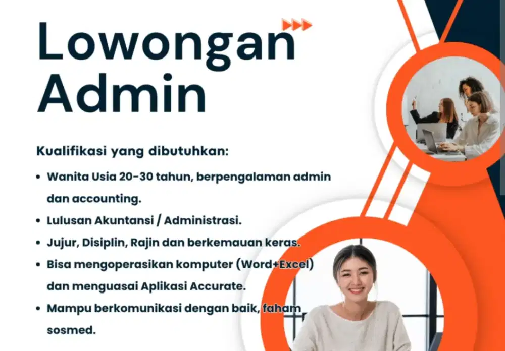 Lowongan accounting admin