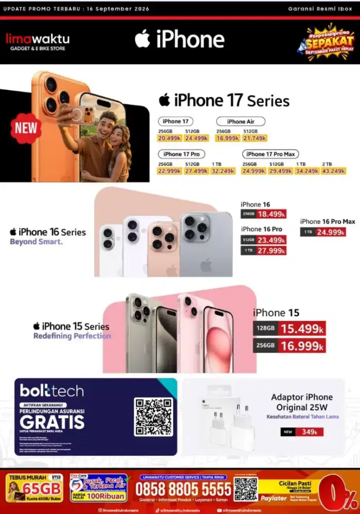 Kredit iPhone tanpa DP