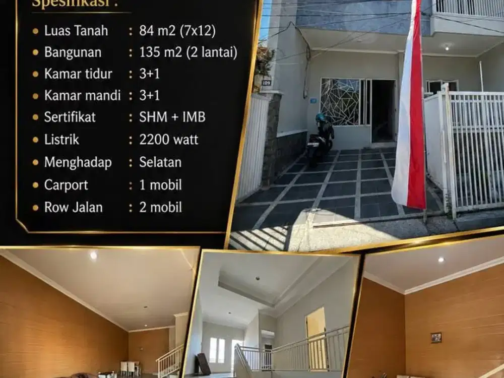 CA1260 DIJUAL RUMAH MINIMALIS 2 LT SHM DI MULYOSARI SURABAYA