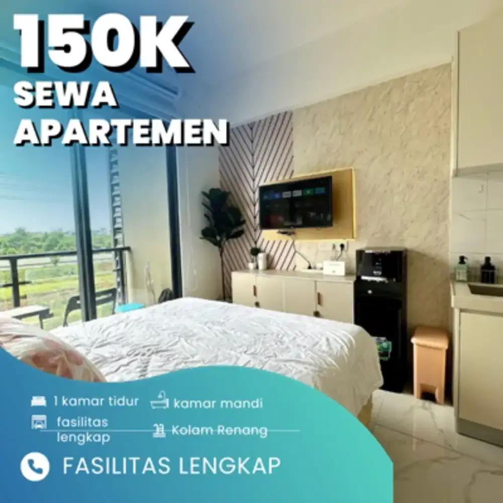 SEWA APARTEMEN BEKASI UTARA SPRINGLAKE SUMMARECON HARIAN/TRANSIT MURAH