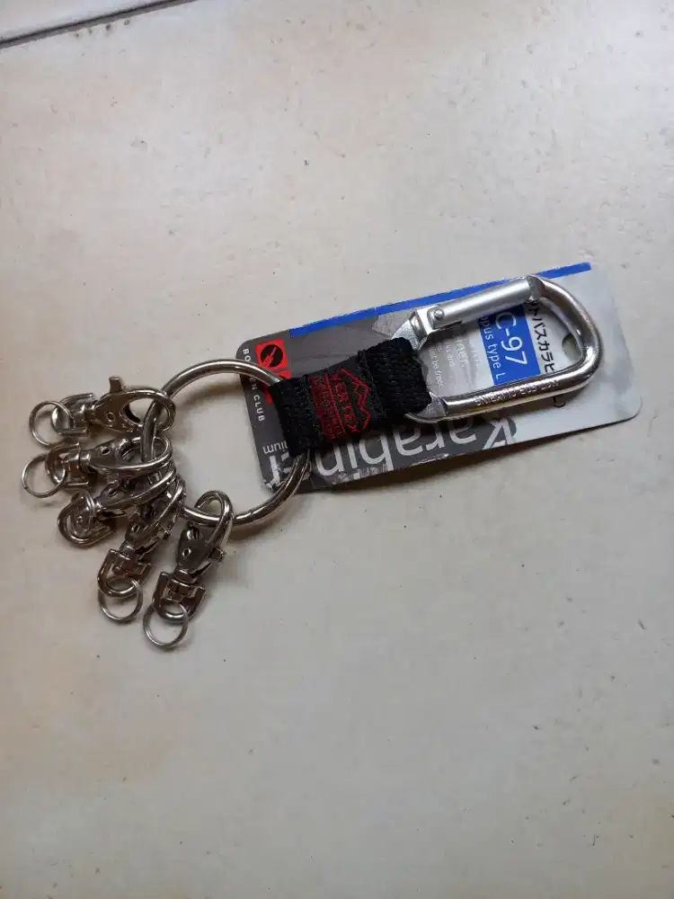 Bouken Club Octopus Carabiner MC-97 Original JDM - Gantungan Kunci