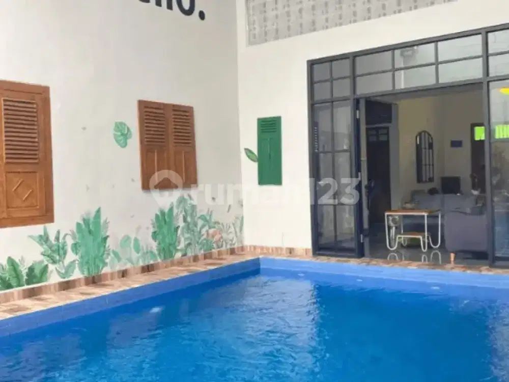 Muurahh polll!! 10jtan/m tanah + bangunan mewah + furnish +pool