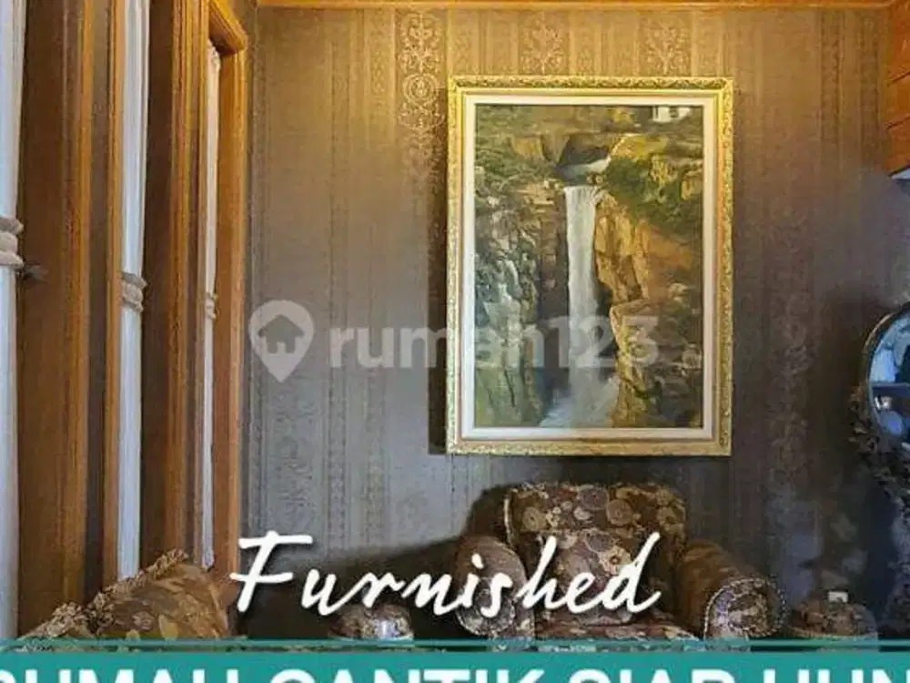 Rumah sutorejo mulyosari prima pakuwon city Etnic house furnish + pool
