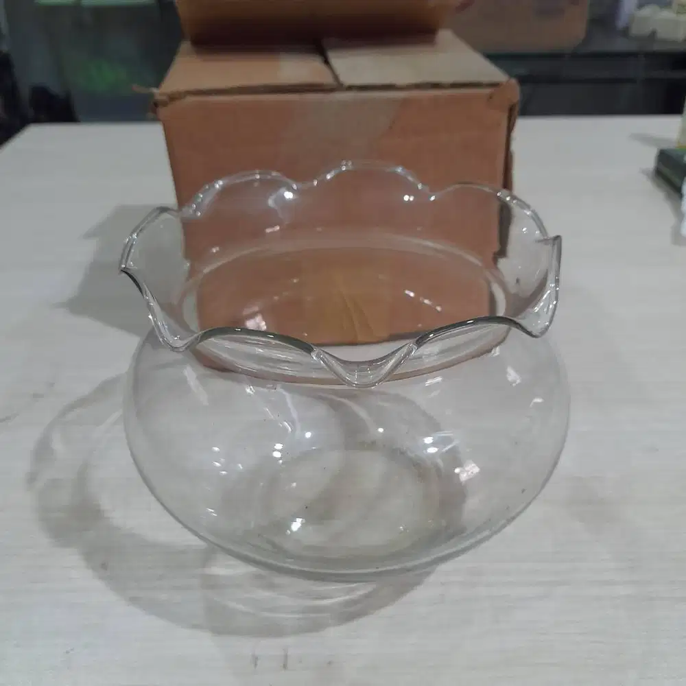JUAL MURAH Vas Bunga / Pot Bunga / Aquarium kaca bening