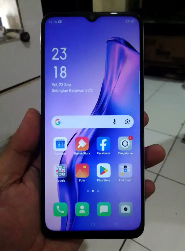 Oppo A31 4G 6/128 layar 6.5 inchi super mulus