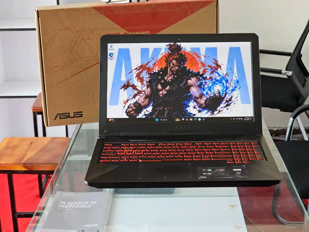 ASUS TUF FX504GD intel Core i7 Gen 8 Ram 8 GB SSD 128 GB HDD 1 TB