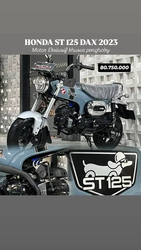 HONDA ST 125 DAX 2023 - EKSKLUSIF KOLEKTOR & PECINTA MOTOR IKONIK